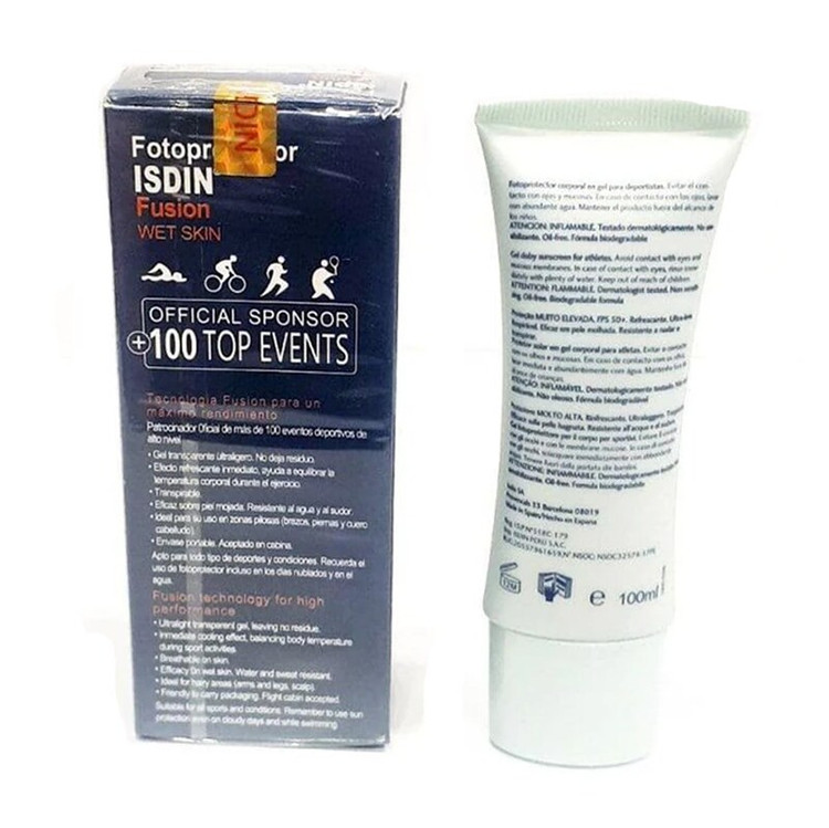 ضد آفتاب فیوژن ایزدین اسپورت بدون رنگ SPF 50 حجم 50 میل