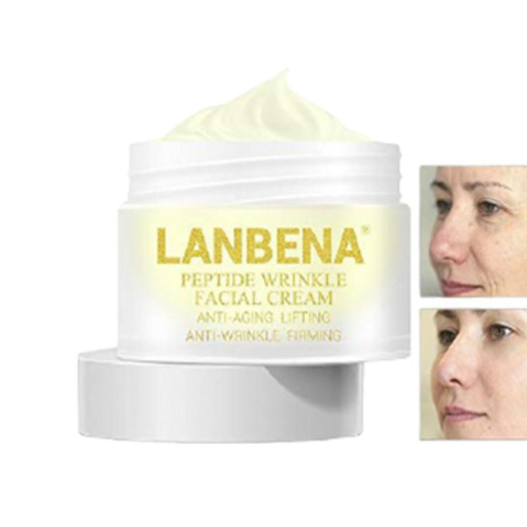 کرم ضد چروک و لیفتینگ صورت پپتید برند لانبنا Lanbena