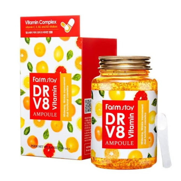 ژل کمپلکس ضد لک ویتامین فارم استی DR-V8 حجم 250 میلی لیتر
