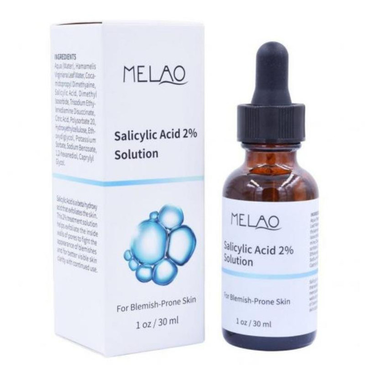 سرم هیدراته سالیسیلیک اسید برند ملائو Melao حجم 30 میلی لیتر