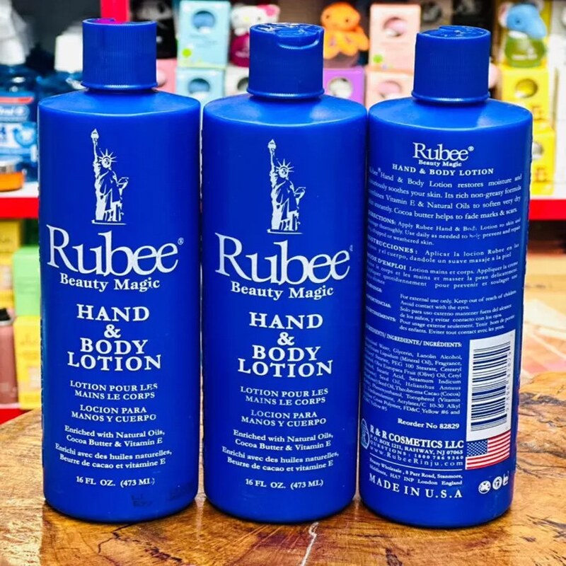 لوسیون دست و بدن روبی RUBEE حجم 473 میل ارجینال از امریکا