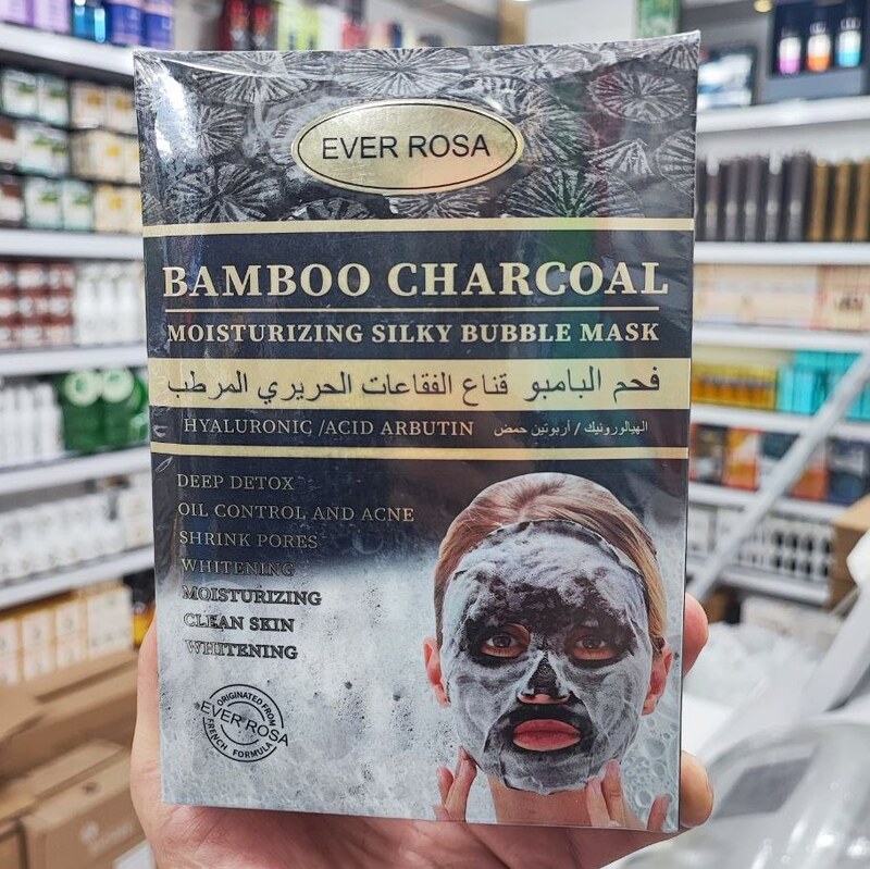 ماسک ورقه ای حبابی بامبو برند EVER ROSA