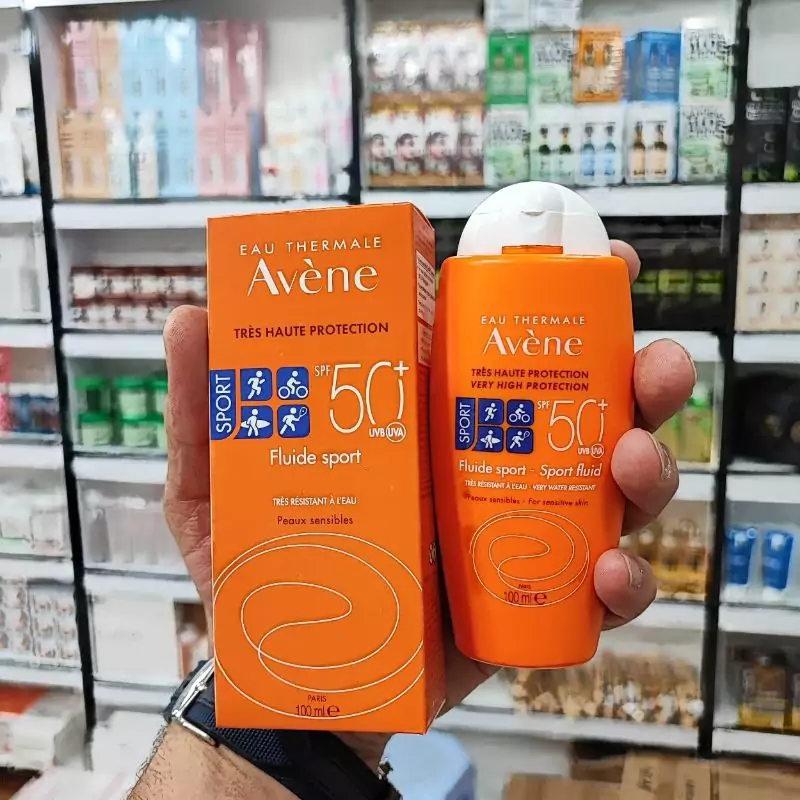 ضد آفتاب بدون رنگ اون  اسپورت Avene spf 50