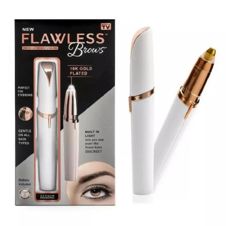 دستگاه موزن ابرو مدل 18K Gold برند فلاولس FLAWLESS