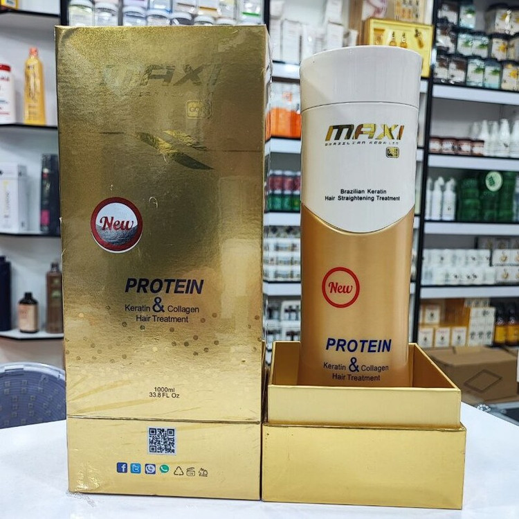 کراتین مکسی گلد حاوی پروتئین و کلاژن MAXI