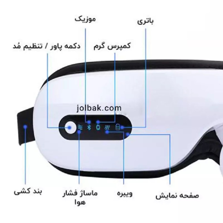 عینک چشم ماساژور دار کلین
