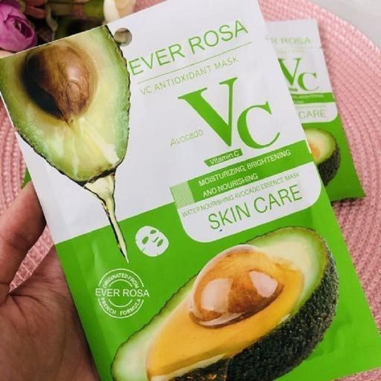 ماسک ورقه ای آوکادوو برند EVER ROSA