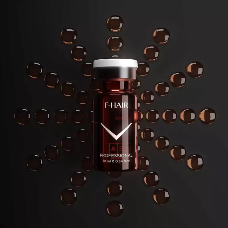 مزو F-HAIR فیوژن رشد مو لیبل دار