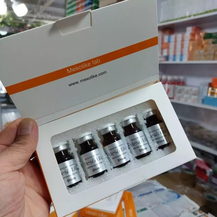 پک کوکتل روشن کننده و ضد لک Whitening Shine مزو لایک MESO LIKE