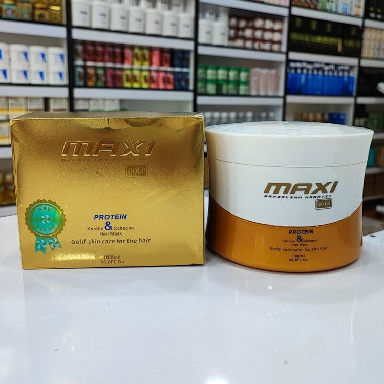 ماسک موی کراتینه و بدون سولفات مکسی گلد Maxi Gold