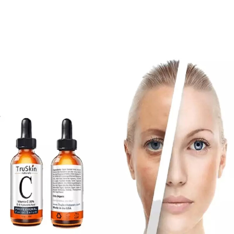 سرم ویتامین سی روشن کننده و ضد لک برند ترو اسکین TRU SKIN
