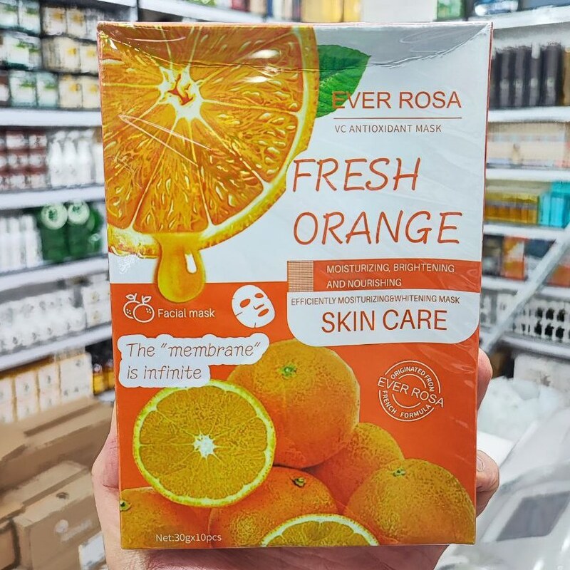ماسک ورقه ای پرتقال خونی برند EVER ROSA