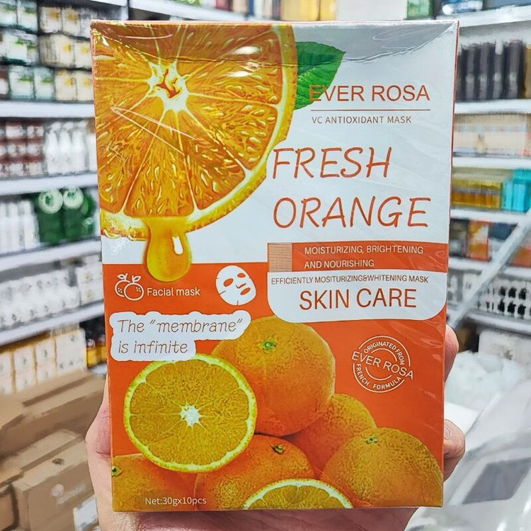 ماسک ورقه ای پرتقال خونی برند EVER ROSA