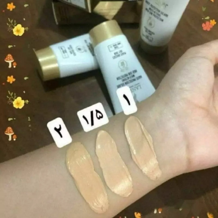 کرم ضد آفتاب رنگی شماره 1 لایت بژ برند لانسون LANSON