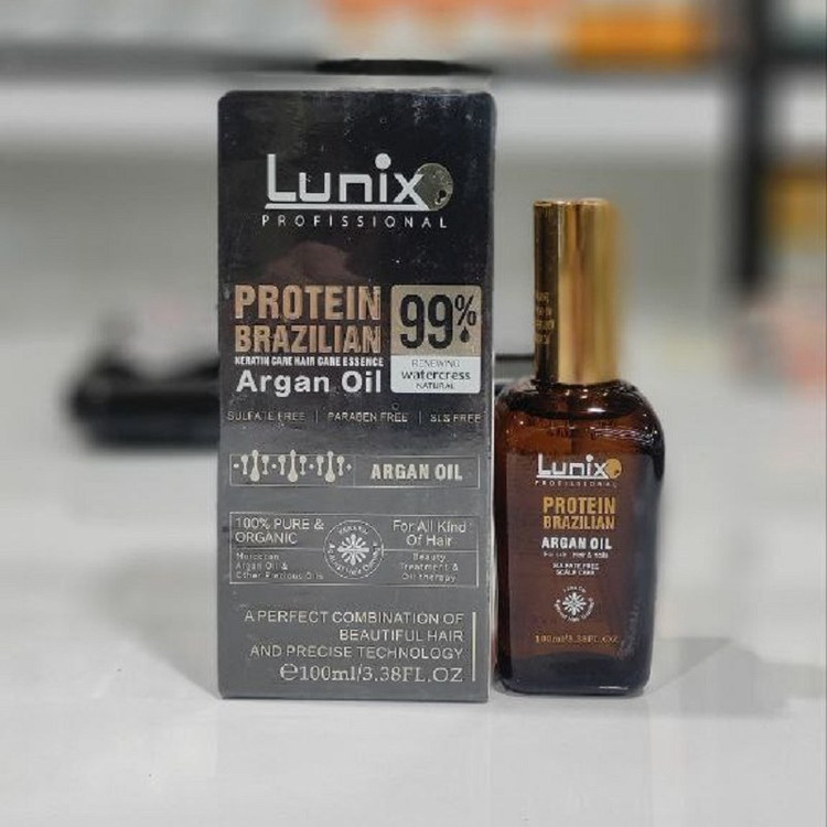 روغن آرگان پروتئین برزیلی لونیکس Lunix