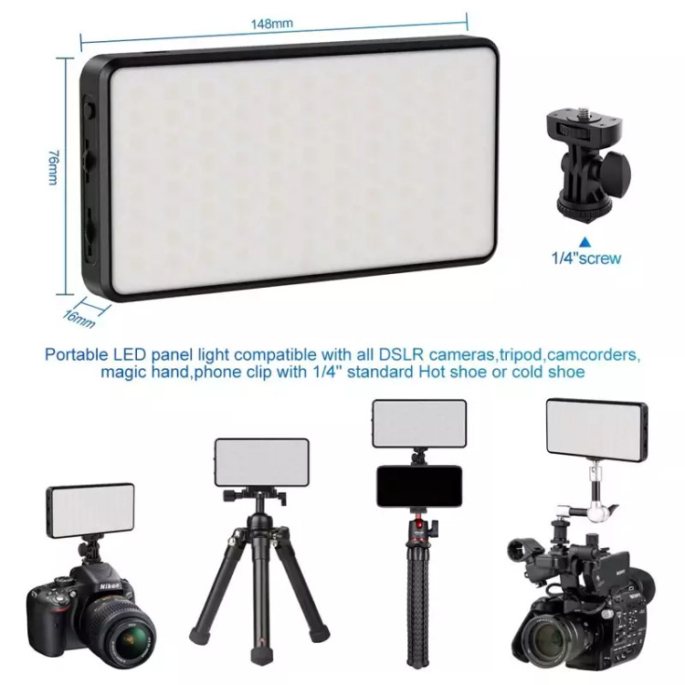 نور ویدیویی vijim vl196RGB