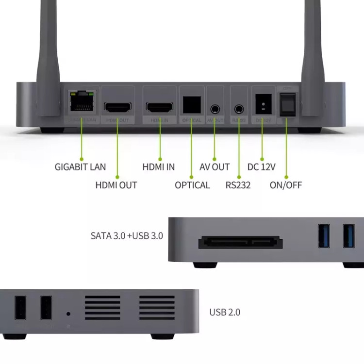 Tv box zidoo z9xتی وی باکس