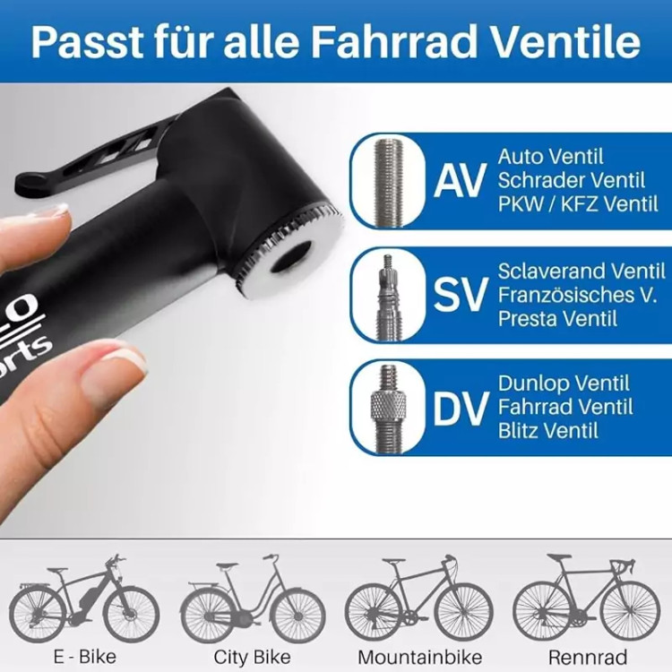 پمپ باد دوچرخه hilo