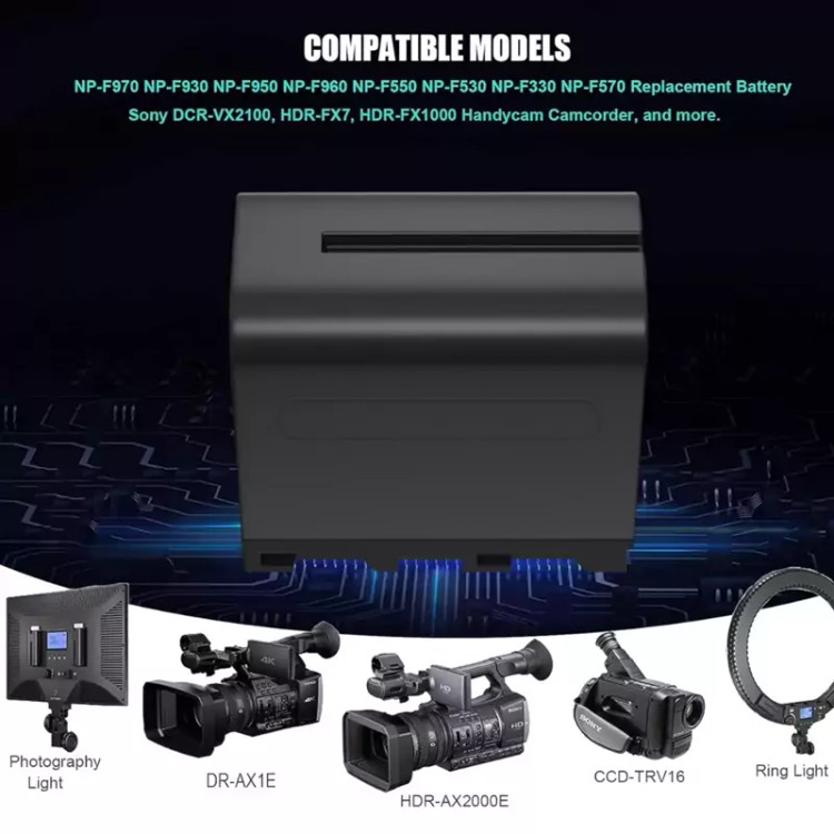 شارژر و باتری دوربین F950 f970